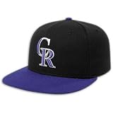 Rockies New Era 59FIFTY MLB Authentic Cap - Men's ( sz. 7 3/8, Black/Purple : Alternate : Rockies )
