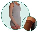 Arm Sleeve Long with Silicone Border, Beige, Size 4, Large, Compression 30-40 mmHg, Model 2002