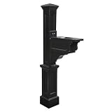 Dover Mailbox Post Color: Black