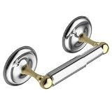 Moen BP5308CB Yorkshire Paper Holder, Chrome and Polished Brass