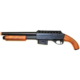 DE M47 Wood Pistol Grip Spring Shot Gun