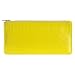 Designer's Guild Porden Leather Pencil Case Set, Zippered Closure, 8.5 x 4.3 Inches, Yellow (19258)