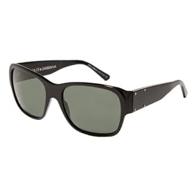DOLCE and GABBANA D&G DG 4025 501 31 BLACK PLASTIC SUNGLASSES