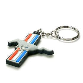 Ford Mustang Pony & Bar Logo Key Chain