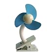 Dreambaby Stroller Fan, White/Blue
