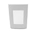 Leviton ACWP1-00W 1-Gang Device Acenti Wallplate Screwless Snap-On Mount, Alabaster