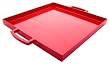 Zak Designs Pop Small 12-1/2-Inch Square Tray, Red