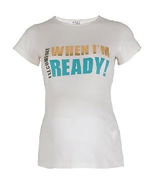 Slogan t-shirt - I'll come out when I'm ready! 12
