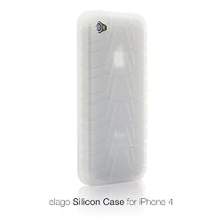 elago Tire Tread Silicon Case for iPhone 4 - White