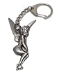 Tinker Bell Hands on Knees Pewter Key Chain