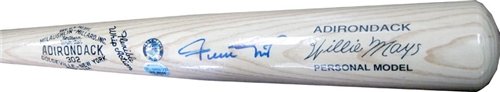 Willie Mays Autographed/Hand Signed Adirondack Bat (Hologram) (Mounted Memories) (PSA/DNA)