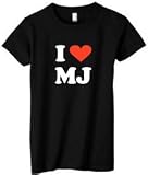 I LOVE MJ on Women's Cotton T-Shirt (in 22 colors)