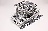 Edelbrock 20254 Performer RPM Dual-Quad Air-Gap Manifold and Carburetor Kit