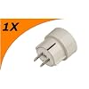Amerika-Stecker Reiseadapter f�r USA, Kanada, Mittel- und S�damerika, Karibik, Singapur, Bankok, Thailand und Japan geeignet. Reise Adapter