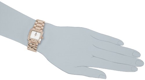 Brillier Women's 09-32434-02 Klassique Square Rose Gold Analog Watch