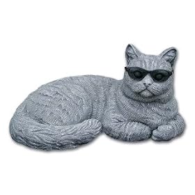 Kool Kat with Sunglasses Garden Statuary by 