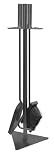 Kamino-Trend 337201 Kaminbesteck 4-teilig, gussgrau