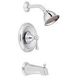 Kingsley Posi Temp Single Handle Tub and Shower Set Finish: Antique Nickel