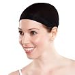 STOCKING WIG CAP BLACK (2 PACK)