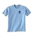 Personalized custom embroidered football helmet t-shirt