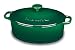 Cuisinart Chef's Classic Enameled Cast Iron 5-1/2-Quart Oval Covered Casserole, Green