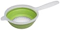 Progressive International 1-1/2-Quart Collapsible Hand Strainer, Green
