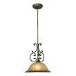 Minka Lavery 1 Light Pedant in Bronze Finish 4331-561