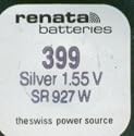 Renata 399 COIN BATTERY WATCH SR927W
