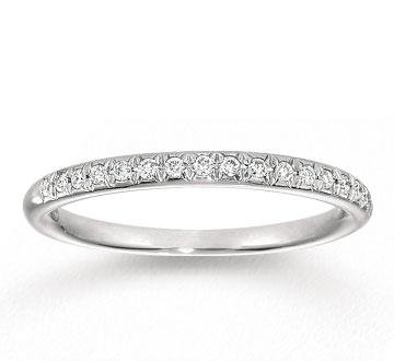 Buy 14k White Gold Stylish 1/6 Carat Diamond Anniversary Band Buy 14k White Gold Stylish 1/6 Carat Diamond Anniversary Band