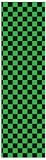 Black Diamond Skateboard Grip Tape Sheet Green Checker