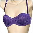 Mopas Demi Cup Lace Multifunctional And Adjustable Underwire Padded Bra