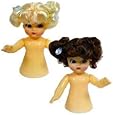 Air Freshener Dolls - Set of Two Dolls - One Blond and One Brown Hair
