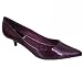 PATENT POINTED TOE KITTEN HEEL