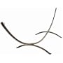 Hatteras L-ARCBR Tri-Beam Steel Arc Hammock Stand, Brown
