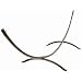 Hatteras L-ARCBR Tri-Beam Steel Arc Hammock Stand, Brown