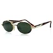 VERSUS Gold-tone Sunglasses with Smoke Colored Lenses. Model: F24-34M