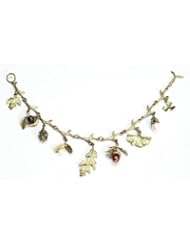Michael Michaud for Silver Seasons Acorn & Oaks Charm Bracelet
