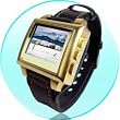 Gold Edition MP4 Watch 1GB - Bluetooth + Widescreen