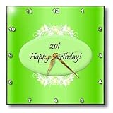 Edmond Hogge Jr Birthdays - Green 21st Birthday - Wall Clocks