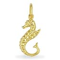 Jewelco London 9ct Yellow gold Seahorse Charm ( 0.6g )
