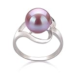 Sadie Lavender 9-10mm AAA Freshwater Sterling Silver Pearl Ring