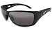 MAUI JIM CANOES 208 HT208-02 GLOSS BLACK PLASTIC MAUI HT POLARIZED SUNGLASSES SHADES