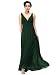 Ever Pretty Elegant V-neck Long Chiffon Crystal Maxi Evening Dress 09016, Size 6, Green, HE09016GR08