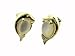 White Mother Of Pearl Embracing Dolphin Earrings, 14k Gold