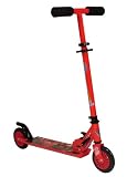 Disney Pixar Cars Inline Scooter For Kids Aged 5 Upwards In Red. Featuring Lightning Mcqueen.
