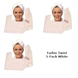 Turbie Twist 3 Pack * All 3 - White
