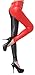 W&Hstore Women PU High Waist Ankle Length Footless Legging Tight Pant