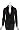 GLAMOUR CAMPAIGN Rabbit Collar Spider Web Jacket in Black