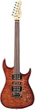 Godin Freeway SA Synth Access Electric Guitar - Lightburst Leaftop HG