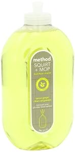 Method Squirt & Mop All Purpose Floor, Lemon Ginger, 25 Ounce (Pack of 6)